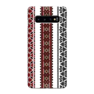 Силиконовый Чехол на Samsung Galaxy S10e с картинкой Вышиванки (Вышиваночки)