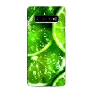 Чехол с изображением вкусной еды для Samsung Galaxy S10e (Яркий ЛАЙМ)