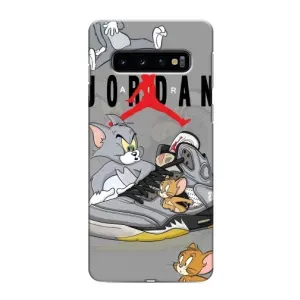 Силиконовый Чехол Nike Air Jordan на Самсунг С10 Плюс (Air Jordan)