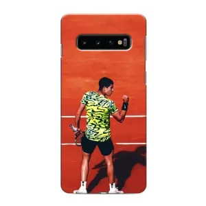 Чохли з прінтом Спортивна тематика для Samsung Galaxy s10 Plus (Алькарас Тенісист)