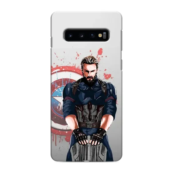 Чехол с рисунком «Арт капитан» для Samsung Galaxy s10 Plus