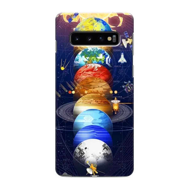 Чехол с рисунком «Арт планети» для Samsung Galaxy s10 Plus Чехол с рисунком «Арт планети» для Samsung Galaxy s10 Plus