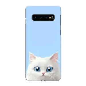 Чохол на тематику: Коти для Samsung Galaxy s10 Plus (Білий кіт)