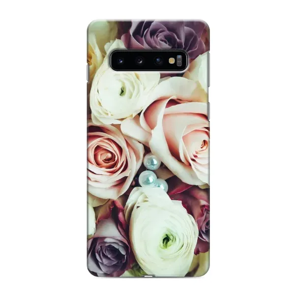 Чехол с рисунком «Букет РОЗ» для Samsung Galaxy s10 Plus Чехол с рисунком «Букет РОЗ» для Samsung Galaxy s10 Plus