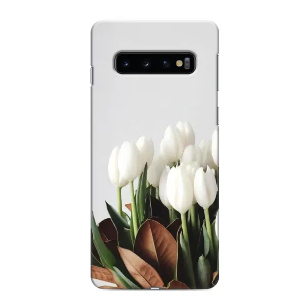 Чехол с рисунком «Букет тюльпанов» для Samsung Galaxy s10 Plus Чехол с рисунком «Букет тюльпанов» для Samsung Galaxy s10 Plus