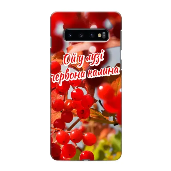 Чехол с рисунком «Червона Калина» для Samsung Galaxy s10 Plus Чехол с рисунком «Червона Калина» для Samsung Galaxy s10 Plus