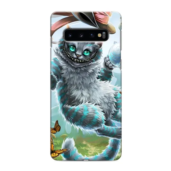 Чехол с рисунком «Чеширский КОТИК» для Samsung Galaxy s10 Plus Чехол с рисунком «Чеширский КОТИК» для Samsung Galaxy s10 Plus