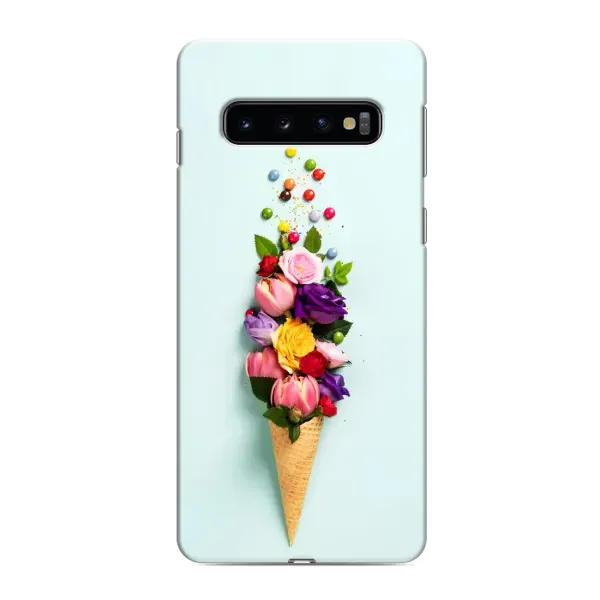 Чехол с рисунком «Цветок-мороженное» для Samsung Galaxy s10 Plus Чехол с рисунком «Цветок-мороженное» для Samsung Galaxy s10 Plus