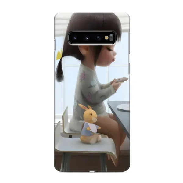 Чехол с рисунком «Девочка с игрушкой» для Samsung Galaxy s10 Plus Чехол с рисунком «Девочка с игрушкой» для Samsung Galaxy s10 Plus