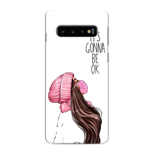 Чехол с рисунком «Девушка в маске» для Samsung Galaxy s10 Plus Чехол с рисунком «Девушка в маске» для Samsung Galaxy s10 Plus