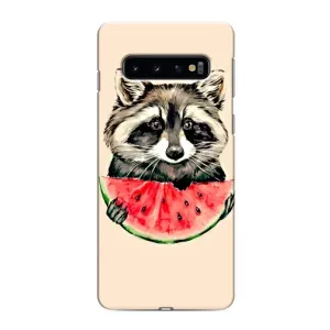 Силіконовий Чохол з Энотами на Samsung Galaxy s10 Plus (Єнот)