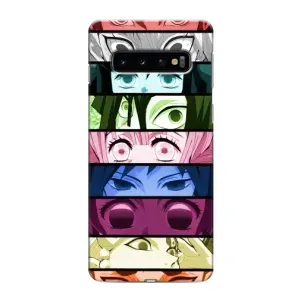 Силиконовые чехлы с глазами Anime для Самсунг С10 Плюс (Глаза Хашира)