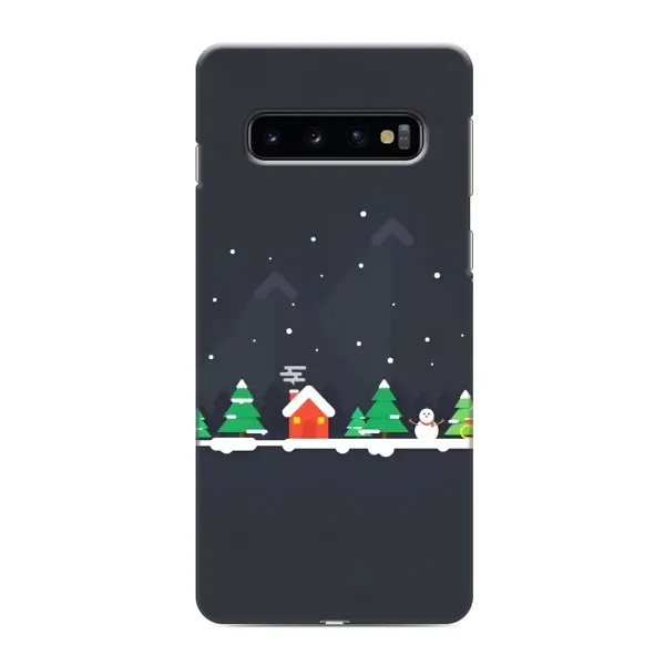 Чехол с рисунком «Город зимний» для Samsung Galaxy s10 Plus Чехол с рисунком «Город зимний» для Samsung Galaxy s10 Plus