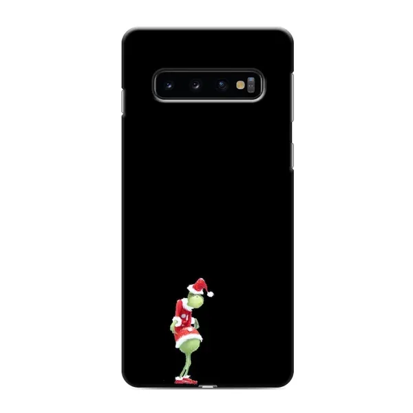Чехол с рисунком «Гринч на чорном» для Samsung Galaxy s10 Plus Чехол с рисунком «Гринч на чорном» для Samsung Galaxy s10 Plus