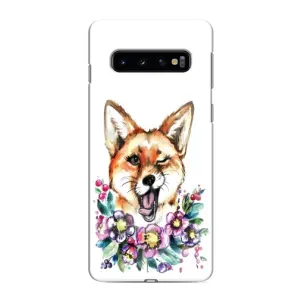 Чохол з Лисичкою для Samsung Galaxy s10 Plus (Хитра лисиця)