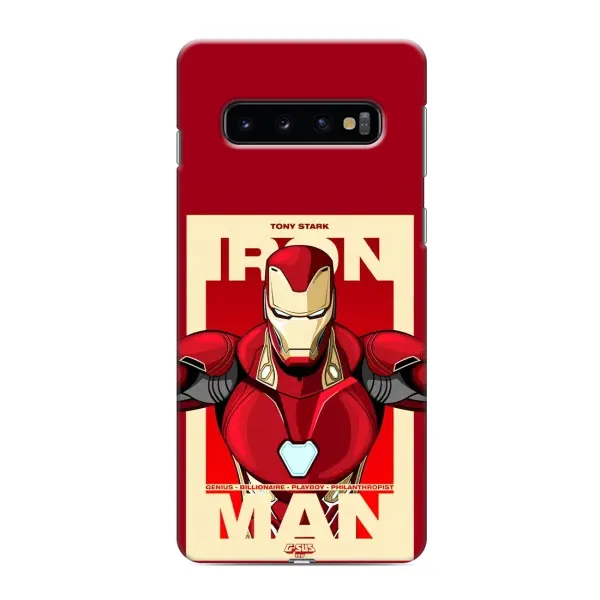 Чехол с рисунком «Iron man» для Samsung Galaxy s10 Plus