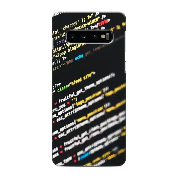 Чехол с рисунком «Код» для Samsung Galaxy s10 Plus Чехол с рисунком «Код» для Samsung Galaxy s10 Plus