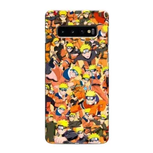Чохли з принтом НАРУТО на Samsung Galaxy s10 Plus (Коллаж Наруто)