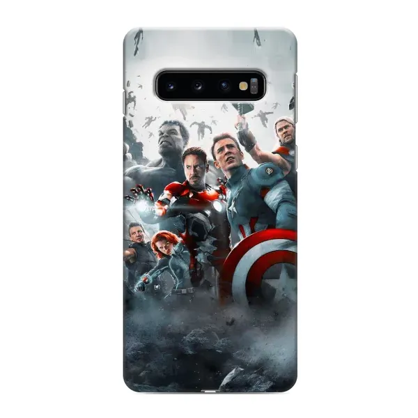 Чехол с рисунком «Команда марвел» для Samsung Galaxy s10 Plus