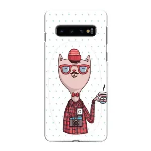 Чохол на тематику: Коти для Samsung Galaxy s10 Plus (Кіт аристократ)