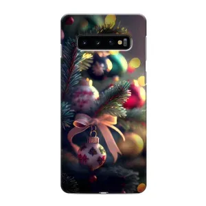 Чехлы на Новый Год Samsung Galaxy s10 Plus (Красивая елочка)