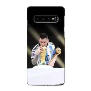 Чехлы Лео Месси Аргентина для Samsung Galaxy s10 Plus (Кубок Мира)