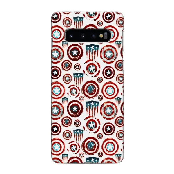 Чехол с рисунком «Марвел щиты» для Samsung Galaxy s10 Plus Чехол с рисунком «Марвел щиты» для Samsung Galaxy s10 Plus