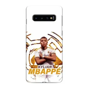 Чехол (TPU) с Футболистом на Samsung Galaxy s10 Plus (Мбаппе Реал)