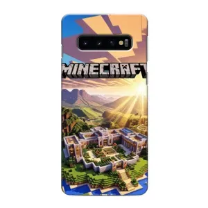 Чохол майнкрафт для Samsung Galaxy s10 Plus (MINECRAFT)