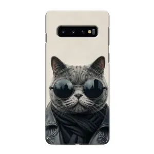 Чохол на тематику: Коти для Samsung Galaxy s10 Plus (Модний кіт)