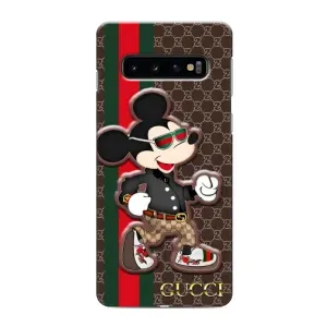 Чехлы Бренд GUCCI для Samsung Galaxy s10 Plus (Маус Гуччи)