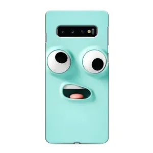 Чохли (ТПУ) (смішні стікери) для Samsung Galaxy s10 Plus (Кумедне м'ятне обличчя)