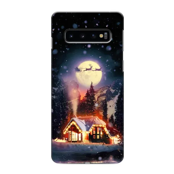Чехол с рисунком «Настроение зимнее» для Samsung Galaxy s10 Plus Чехол с рисунком «Настроение зимнее» для Samsung Galaxy s10 Plus