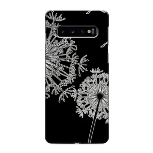 Силиконовый Чехол с одуванчиками на Samsung Galaxy s10 Plus (Одуванчики)