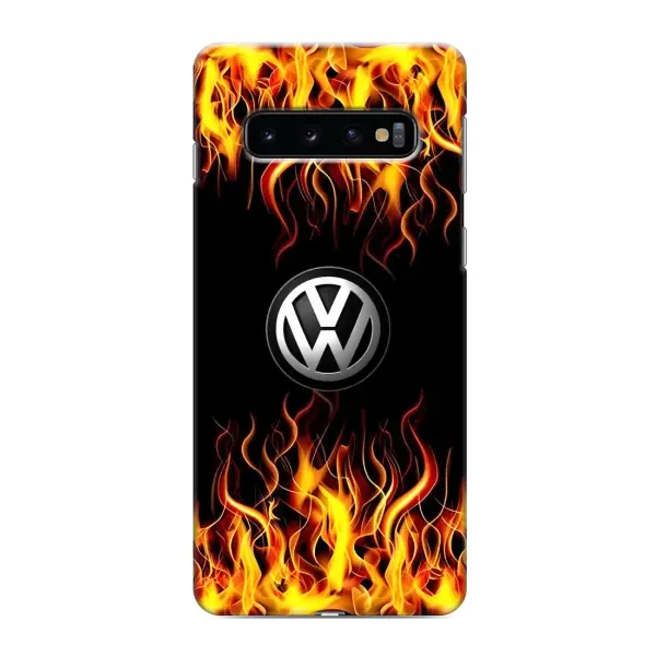 Чехол с рисунком «Огненный Лого» для Samsung Galaxy s10 Plus