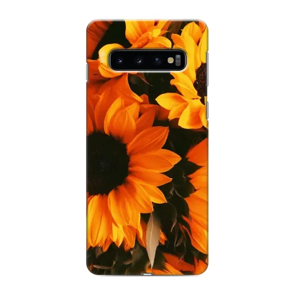 Чехол с рисунком «подсолнухи» для Samsung Galaxy s10 Plus Чехол с рисунком «подсолнухи» для Samsung Galaxy s10 Plus