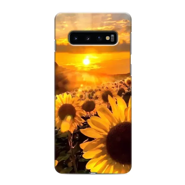 Чехол с рисунком «поле подсолнухов» для Samsung Galaxy s10 Plus