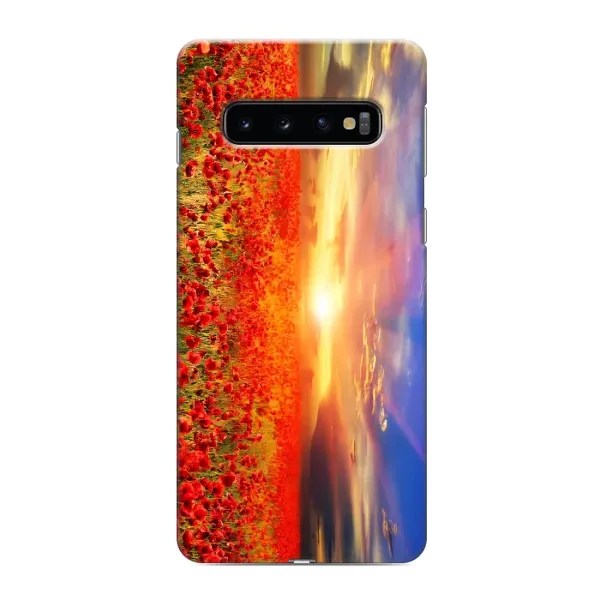 Чехол с рисунком «Поле тюльпанов» для Samsung Galaxy s10 Plus Чехол с рисунком «Поле тюльпанов» для Samsung Galaxy s10 Plus