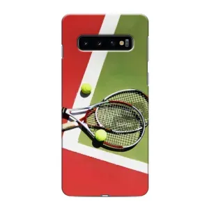 Чохли з прінтом Спортивна тематика для Samsung Galaxy s10 Plus (Ракетки теніс)