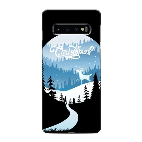 Чехол с рисунком «Рождественский Олень» для Samsung Galaxy s10 Plus Чехол с рисунком «Рождественский Олень» для Samsung Galaxy s10 Plus