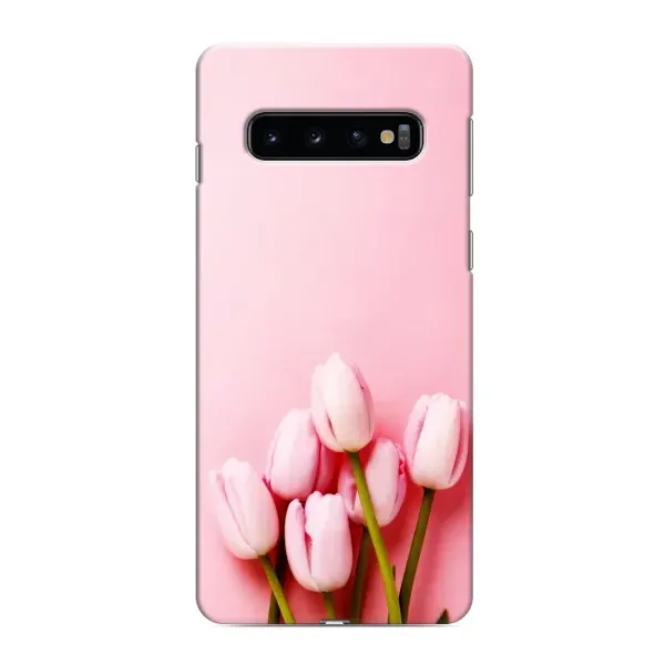 Чехол с рисунком «Розовые тюльпаны» для Samsung Galaxy s10 Plus Чехол с рисунком «Розовые тюльпаны» для Samsung Galaxy s10 Plus