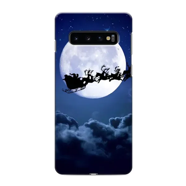 Чехол с рисунком «Санта - луна» для Samsung Galaxy s10 Plus