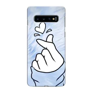 Чехлы (Знак сердечка) на Samsung Galaxy s10 Plus (Сердечка знак)
