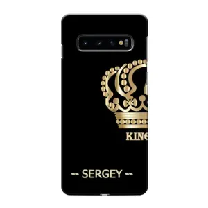 Чехлы с мужскими именами для Samsung Galaxy s10 Plus (SERGEY)