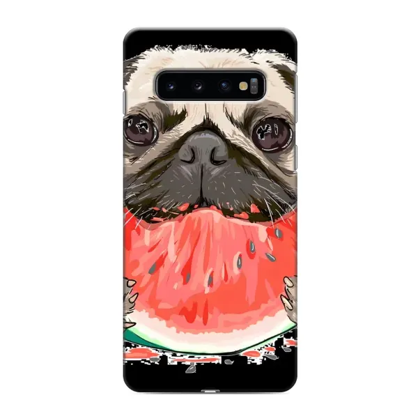 Чехол с рисунком «Смешной Мопс» для Samsung Galaxy s10 Plus Чехол с рисунком «Смешной Мопс» для Samsung Galaxy s10 Plus
