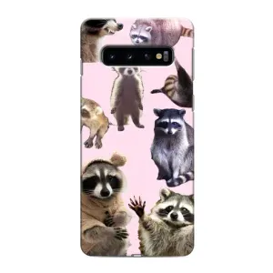 Силіконовий Чохол з Энотами на Samsung Galaxy s10 Plus (Смішні Єноти)