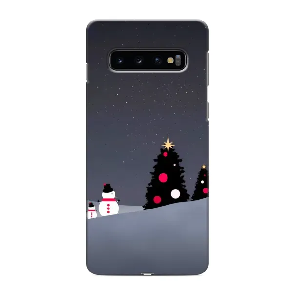 Чехол с рисунком «Снеговички» для Samsung Galaxy s10 Plus Чехол с рисунком «Снеговички» для Samsung Galaxy s10 Plus