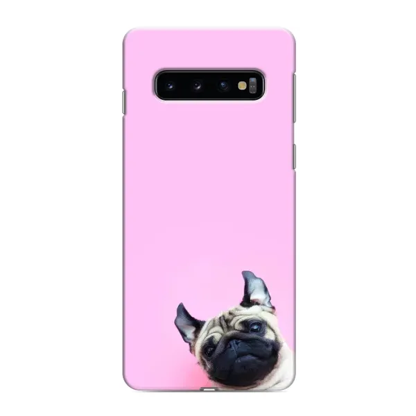 Чехол с рисунком «Собака на розовом» для Samsung Galaxy s10 Plus Чехол с рисунком «Собака на розовом» для Samsung Galaxy s10 Plus