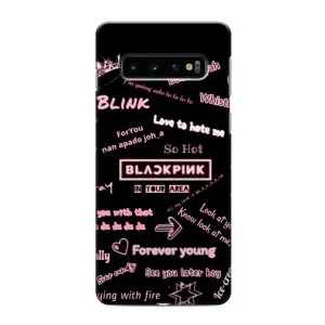 Чехлы с картинкой для Samsung Galaxy s10 Plus (Стиль блэкпинг)