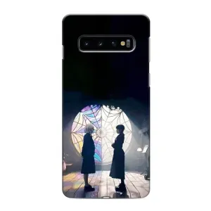 Чехлы с принтом Уэнсдей на Samsung Galaxy s10 Plus (Уэнсдей и Энди)